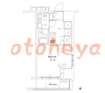 防音室のある楽器可 賃貸物件 1 R 11.2万円の図面１