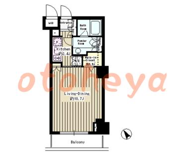 防音室のある楽器可 賃貸物件 1 R 15万円の図面１