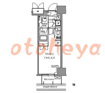 防音室のある楽器可 賃貸物件 1 R 10.5万円の図面１