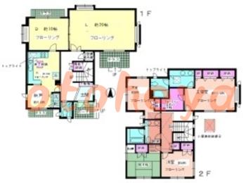 楽器可の賃貸物件 4 SLDK 49.5万円の図面１