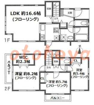 防音室のある楽器可 賃貸物件 3 LDK 19.8万円の図面１