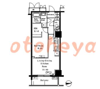 防音室のある楽器可 賃貸物件 1 SLDK 19万円の図面１
