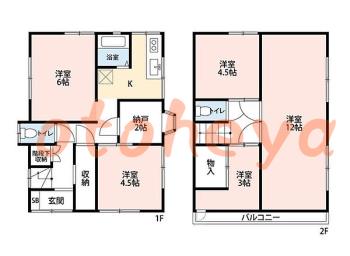 防音室のある楽器可 賃貸物件 5 SK 10万円の図面１
