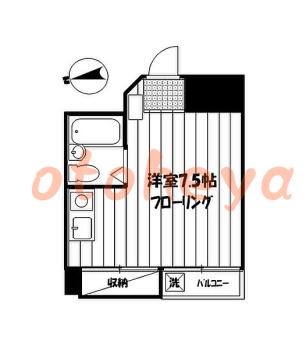 防音室のある楽器可 賃貸物件 1 R 5.6万円の図面１