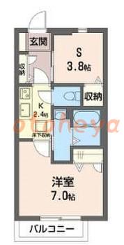 防音室のある楽器可 賃貸物件 1 SK 9.3万円の図面１