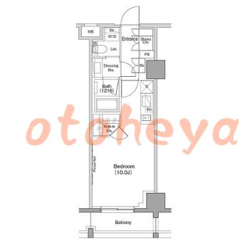 物件 1 R 17.3万円の図面１