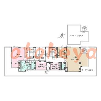 防音室のある楽器可 賃貸物件 2 SLDK 165万円の図面１