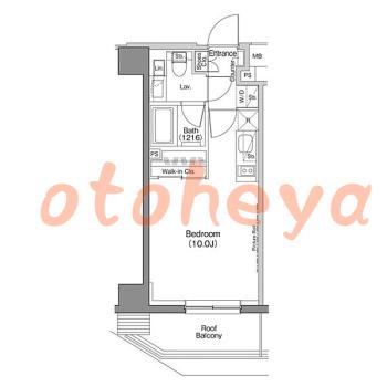 防音室のある楽器可 賃貸物件 1 R 13.3万円の図面１
