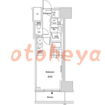 防音室のある楽器可 賃貸物件 1 R 13.9万円の図面１