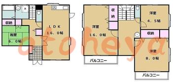 saitama物件 4LDK 20万円の図面１
