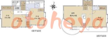 防音室のある楽器可 賃貸物件 4 LDK 23万円の図面１