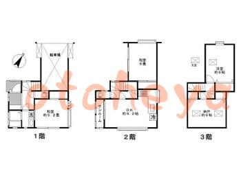 防音室のある楽器可 賃貸物件 3 SDK 21万円の図面１