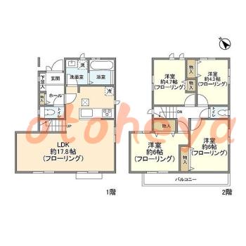 tokyo4物件 4LDK 22.5万円の図面１