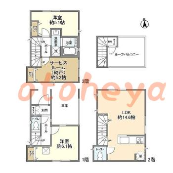 keikyu物件 1 SLDK 19.9万円の図面１