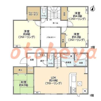 tokyo4物件 4 LDK 18.3万円の図面１