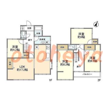 tokyo4物件 4 LDK 20.5万円の図面１