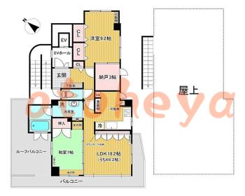 odakyu物件 2 SLDK 16.4万円の図面１