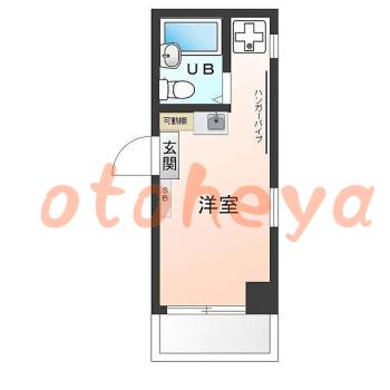 防音室のある楽器可 賃貸物件 1 R 7.9万円の図面１