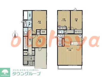 tokyo4物件 4 LDK 22.8万円の図面１