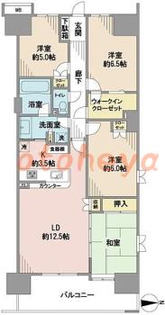 防音室のある楽器可 賃貸物件 4 LDK 15.9万円の図面１
