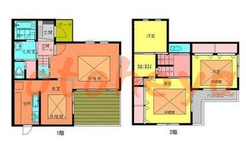 tokyo4物件 3SLDK 18.5万円の図面１