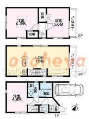 防音室のある楽器可 賃貸物件 3LDK 19.9万円の写真２