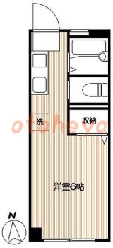 防音室のある楽器可 賃貸物件 1 R 7.2万円の図面１