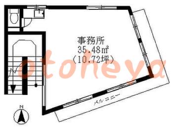 楽器可の賃貸物件  25.9万円の図面１