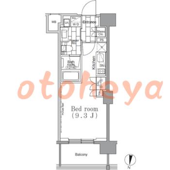 防音室のある楽器可 賃貸物件 1 R 10.3万円の図面１