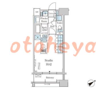 防音室のある楽器可 賃貸物件 1 R 11.9万円の図面１