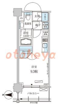 防音室のある楽器可 賃貸物件 1 R 11.5万円の図面１