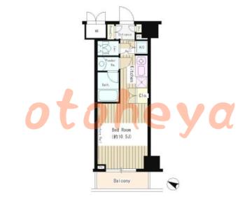 防音室のある楽器可 賃貸物件 1 R 10.3万円の図面１
