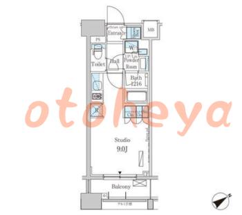 防音室のある楽器可 賃貸物件 1 R 10.4万円の図面１